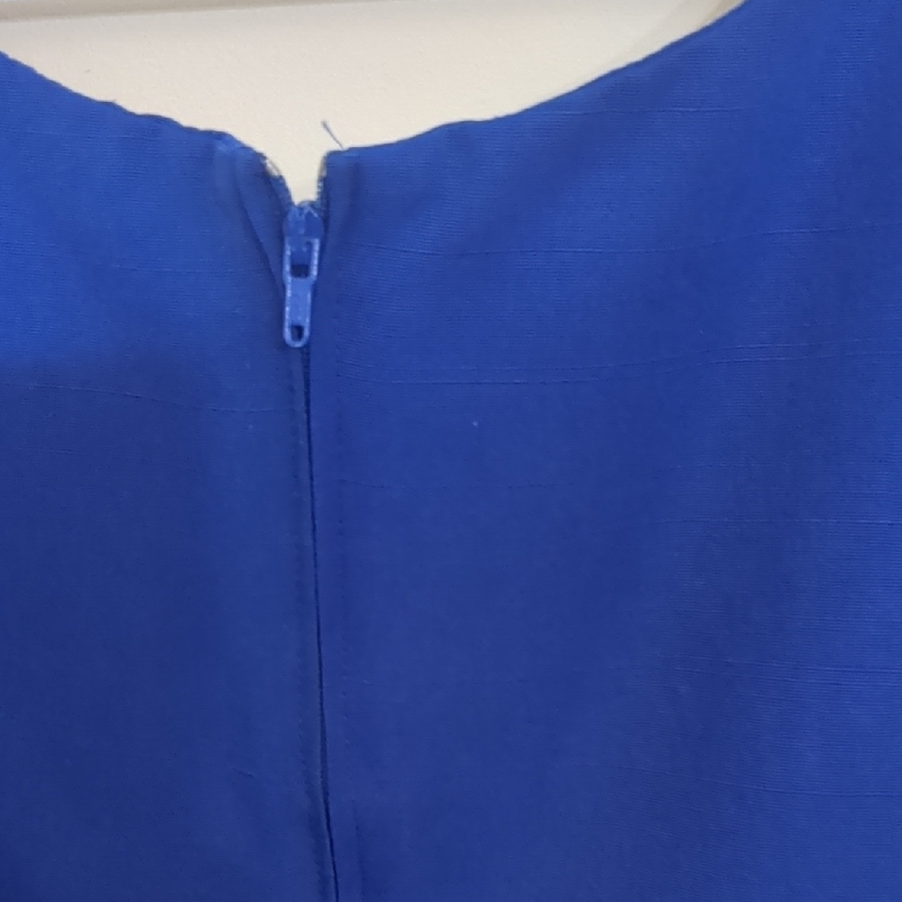 S.L. Fashions Royal Blue Dress Set   Short Sleeves Size 18 WP Formal - Picture 5 of 7